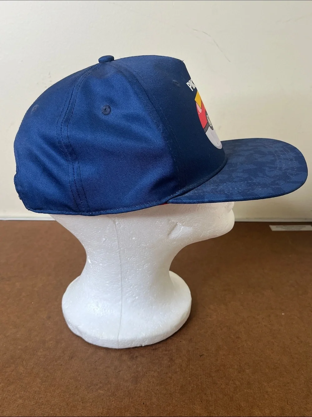 Pokémon Pikachu Navy & Yellow Snapback Hat NWOT